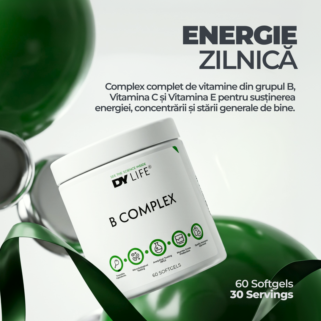 Vitamina B Complex DY Life, 60 Softgels, 30 Serviri