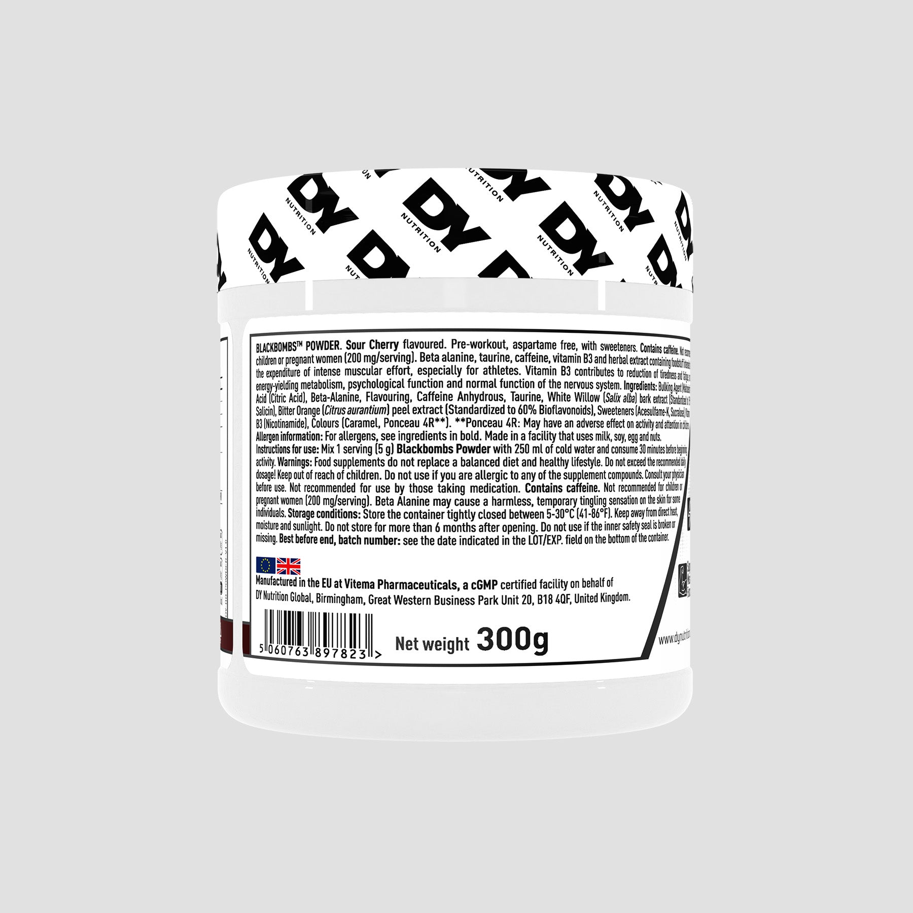 Blackbombs pudră, 300g, 60 de serviri