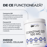 Coenzyme Q10 100 mg DY Life, 60 Softgels, 60 Serviri