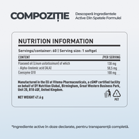 Coenzyme Q10 100 mg DY Life, 60 Softgels, 60 Serviri