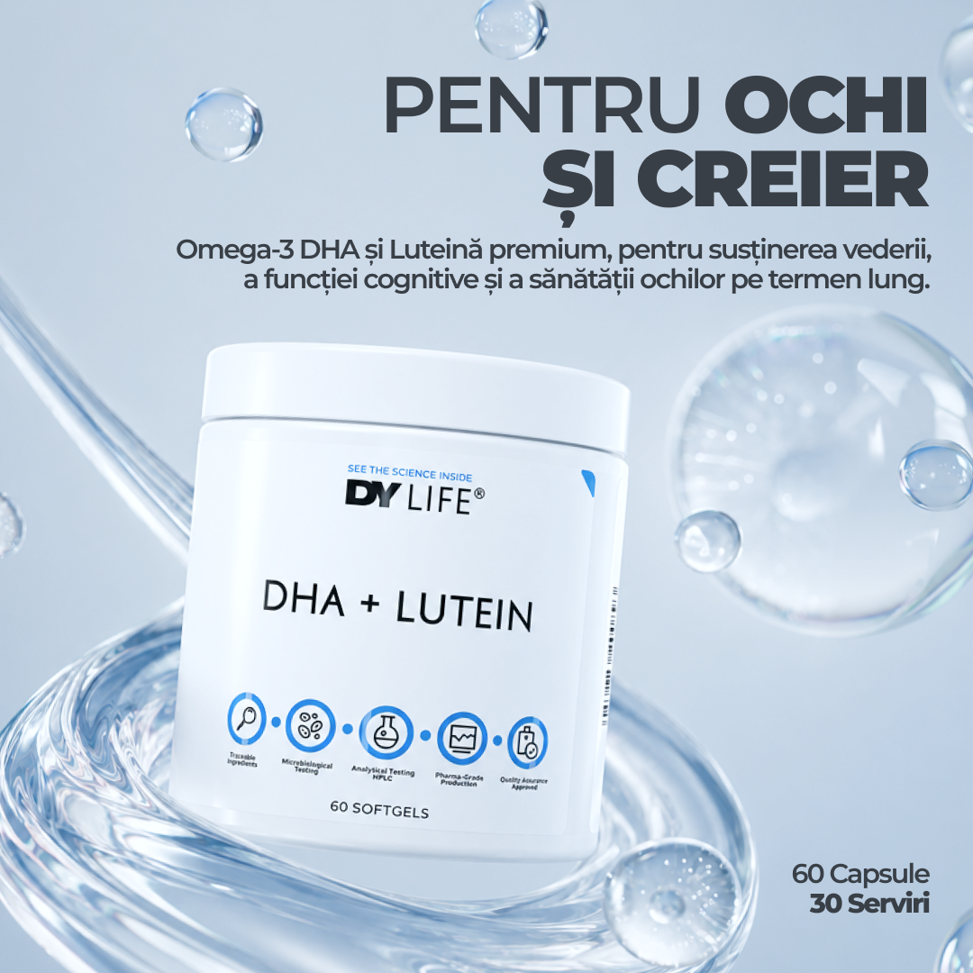 DHA+Lutein DY Life, 60 Softgels, 30 Serviri