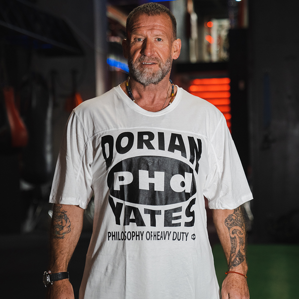 Tricou Dorian PHd Yates Alb si Negru Oversize