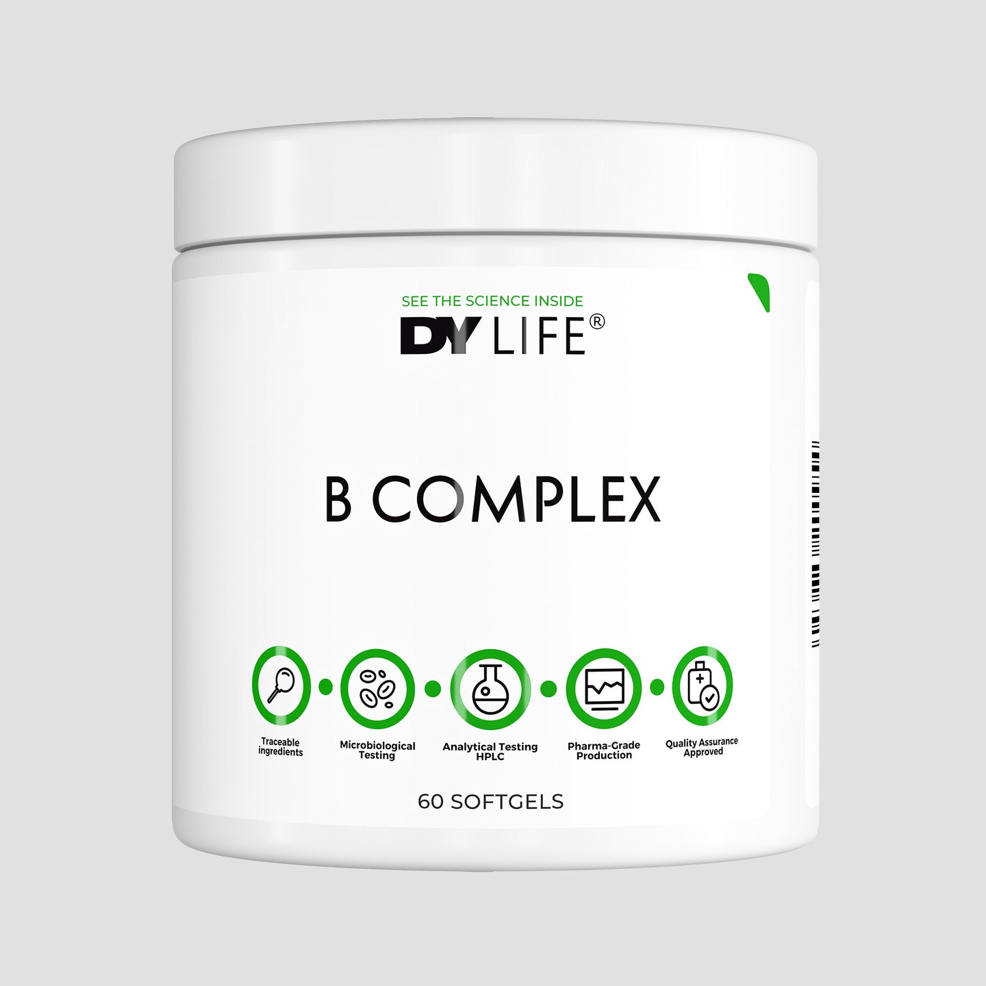 Vitamina B Complex DY Life, 60 Softgels, 30 Serviri