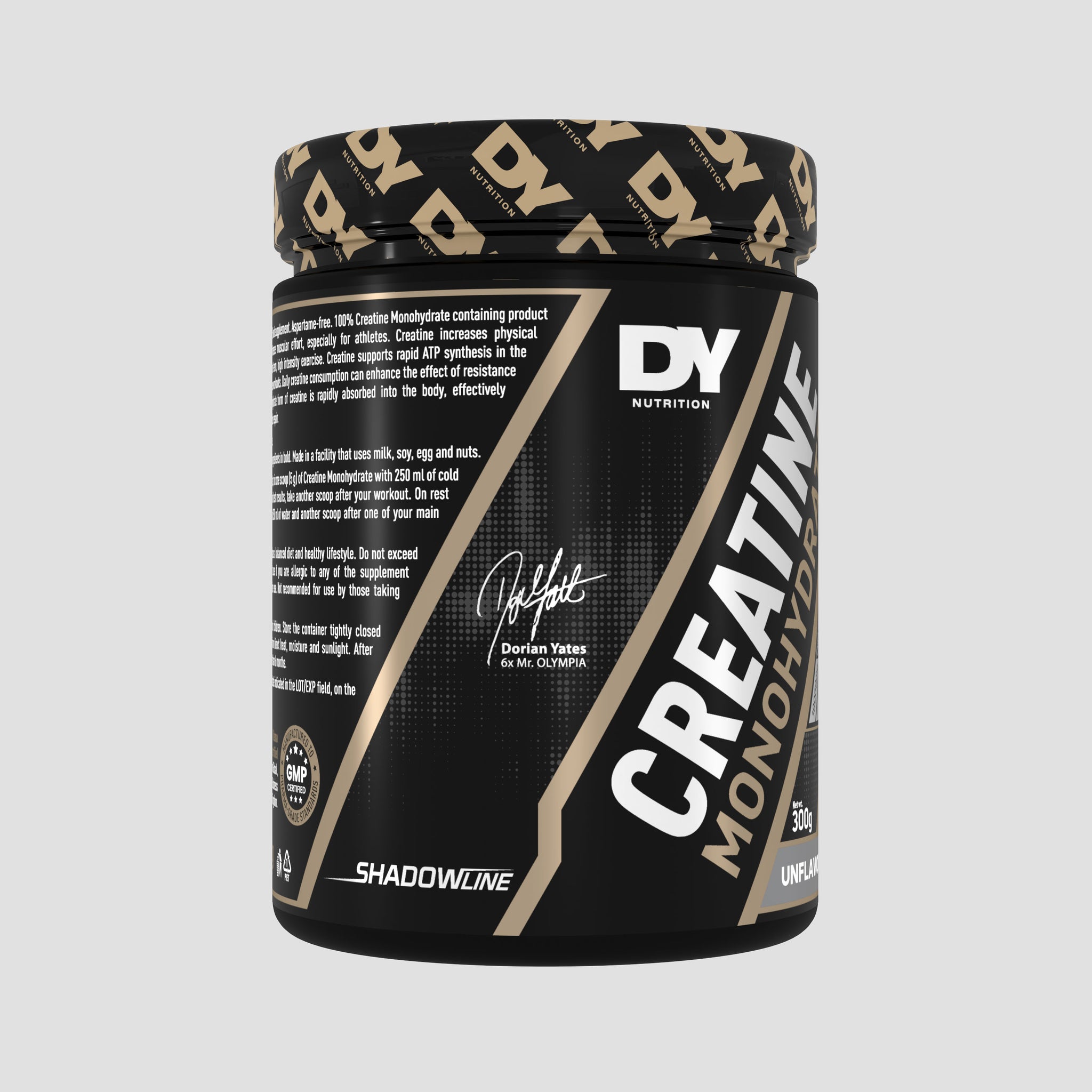 Creatină monohidrată DY Nutrition 300g, 30 de serviri.
