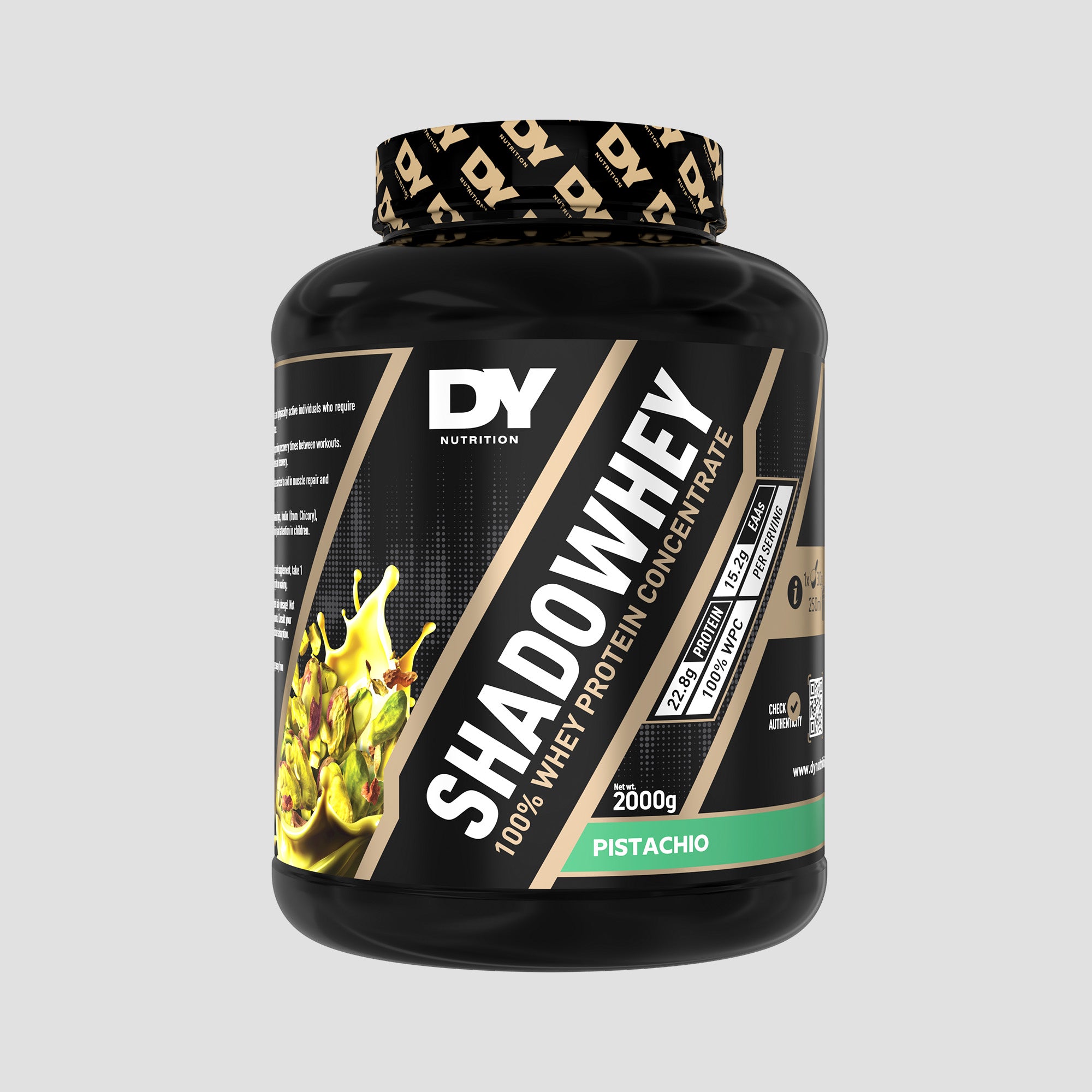 Proteină Concentrată Shadowhey DY Nutrition 2kg, 66 de serviri