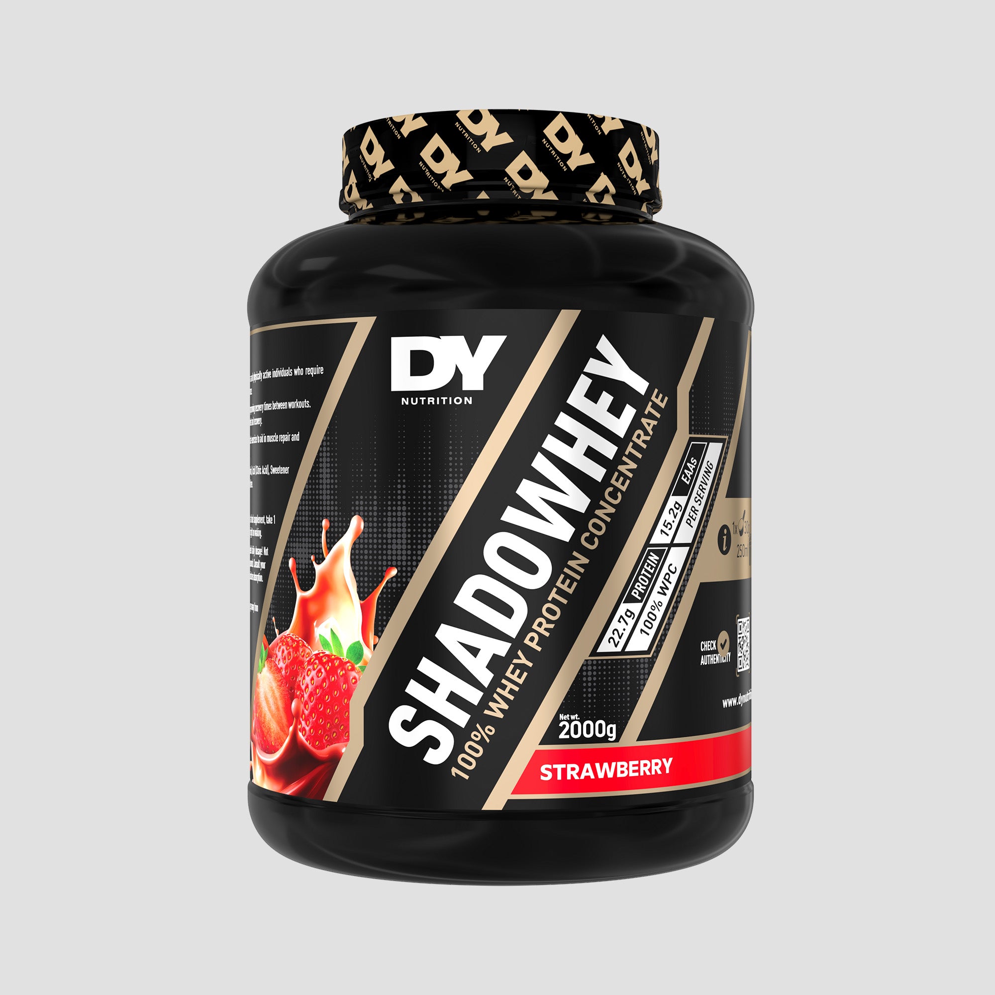 Proteină Concentrată Shadowhey DY Nutrition 2kg, 66 de serviri