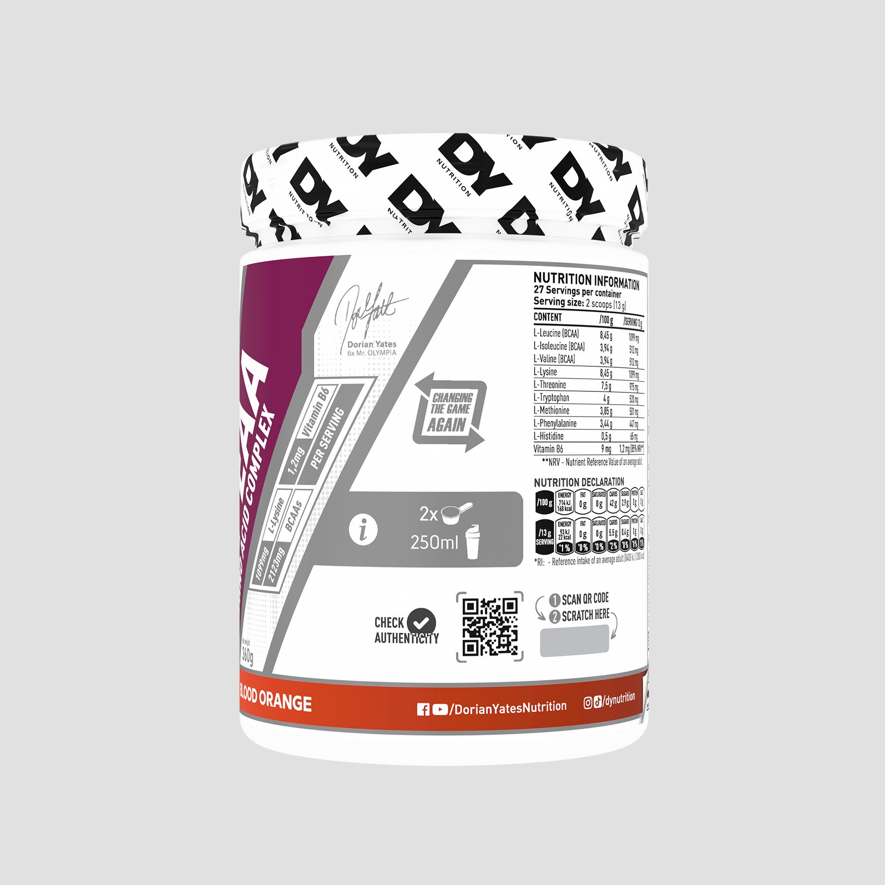 Aminoacizi esențiali HIT EAA Complex, 360g, 27 de serviri