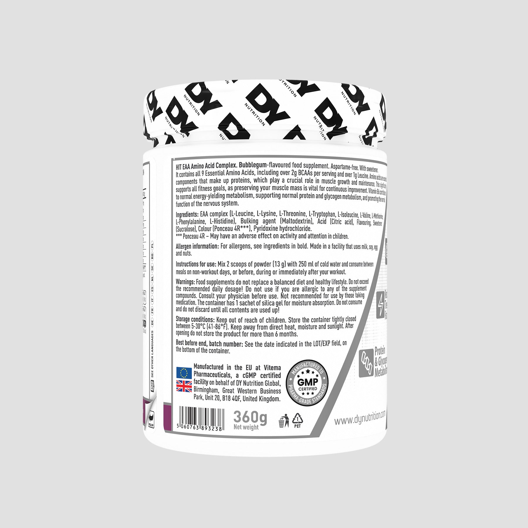 Aminoacizi esențiali HIT EAA Complex, 360g, 27 de serviri