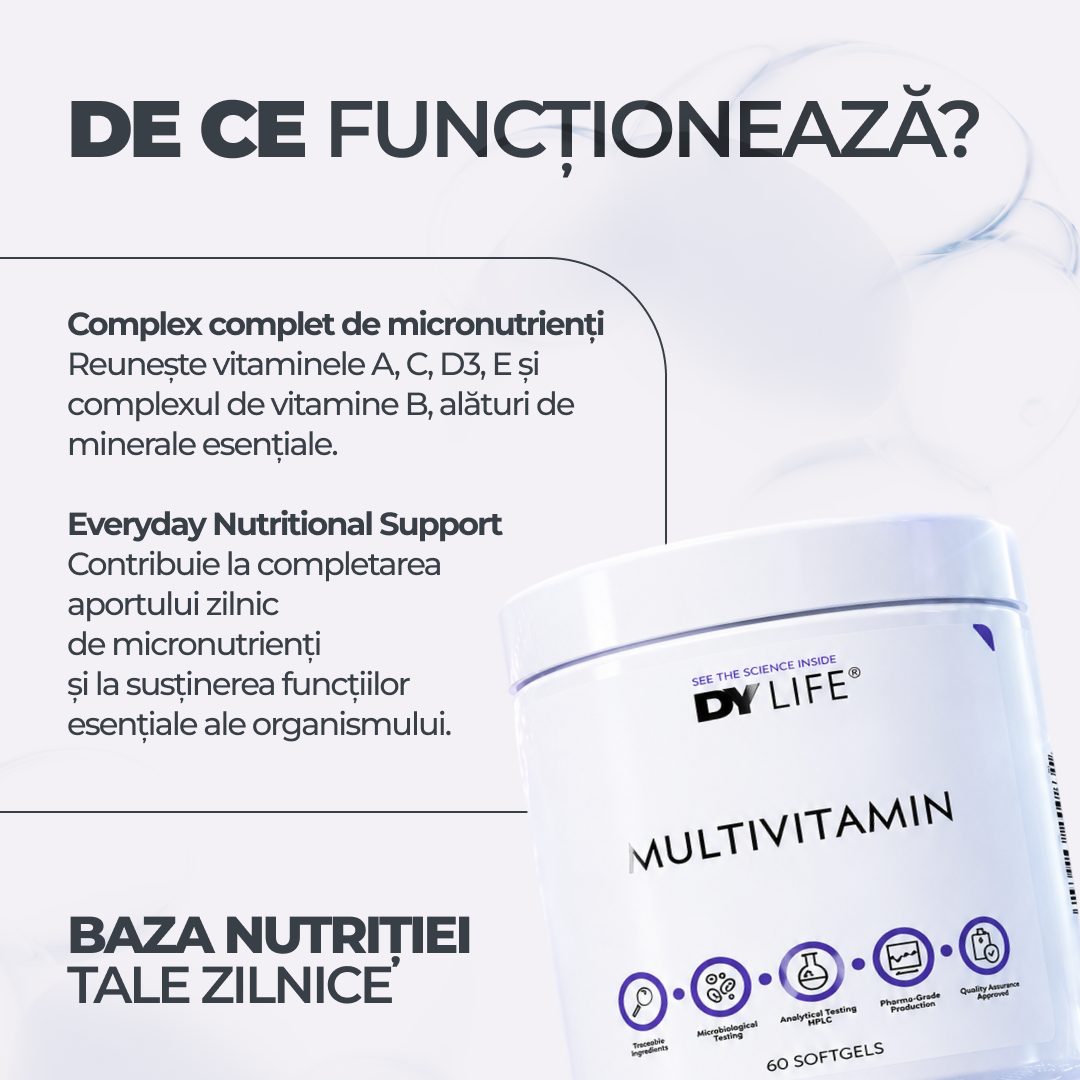 Multivitamin DY Life, 60 Softgels, 30 Serviri