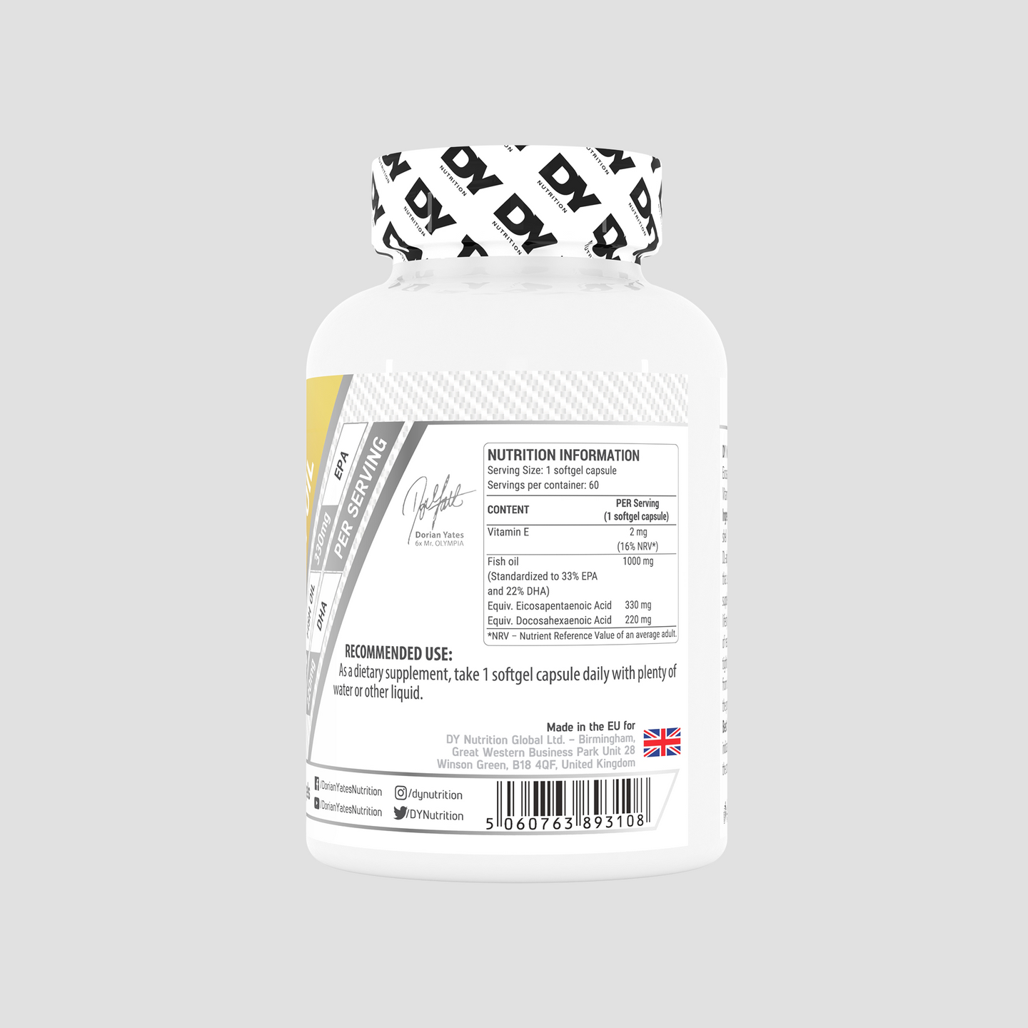 Omega-3 ulei de pește, 60 de capsule moi