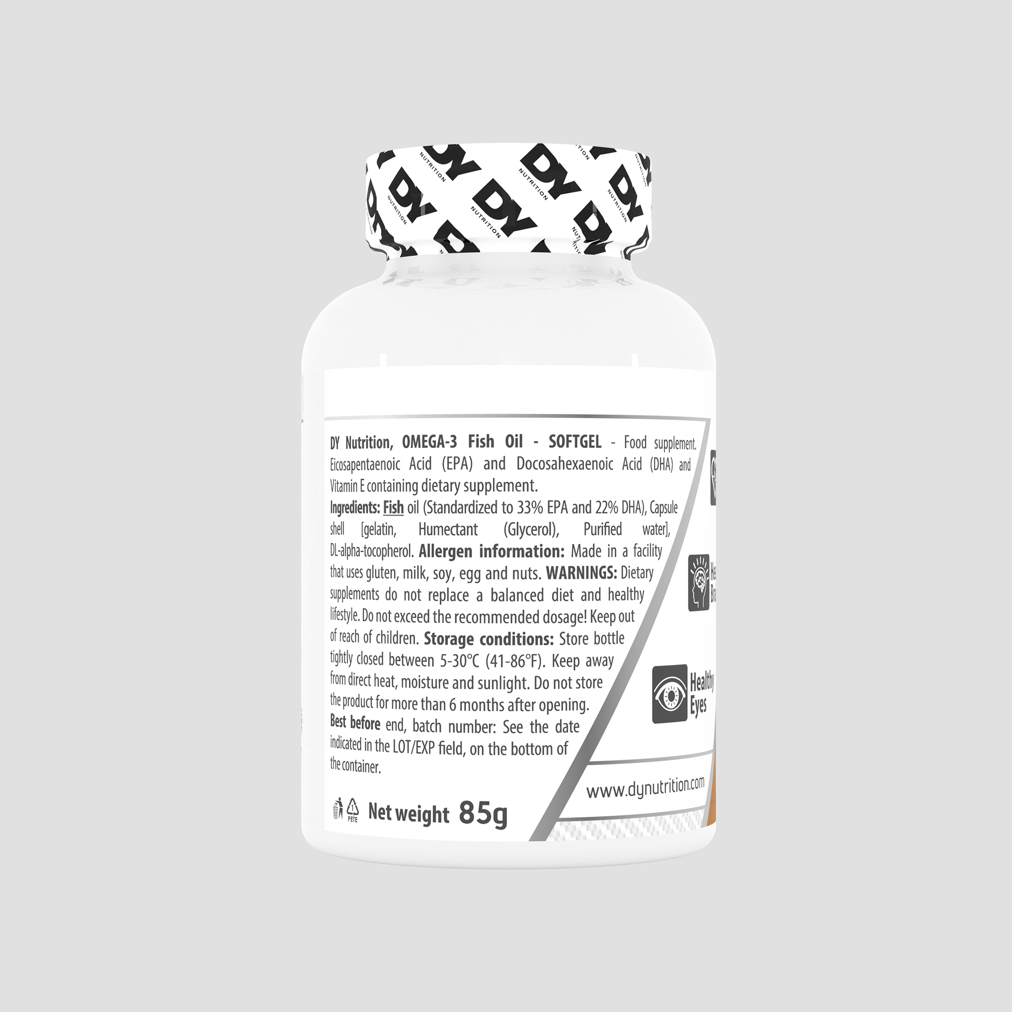 Omega-3 ulei de pește, 60 de capsule moi