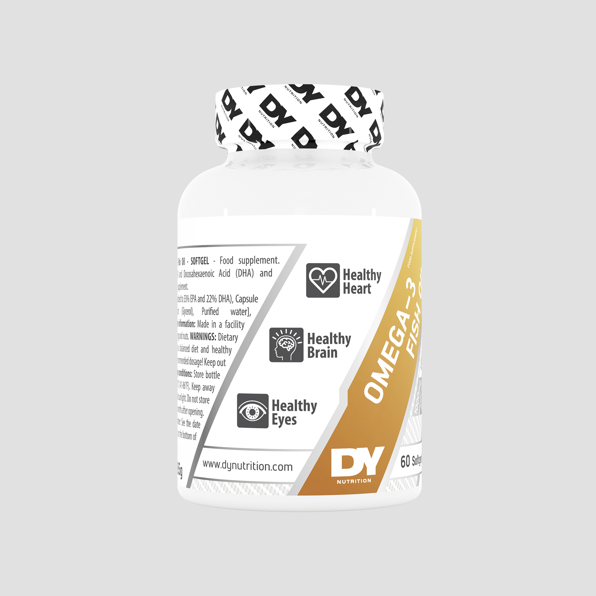 Omega-3 ulei de pește, 60 de capsule moi