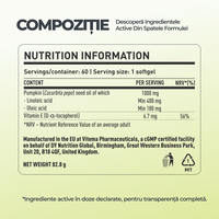 Pumpkin Oil DY Life, 60 Softgels, 60 Serviri