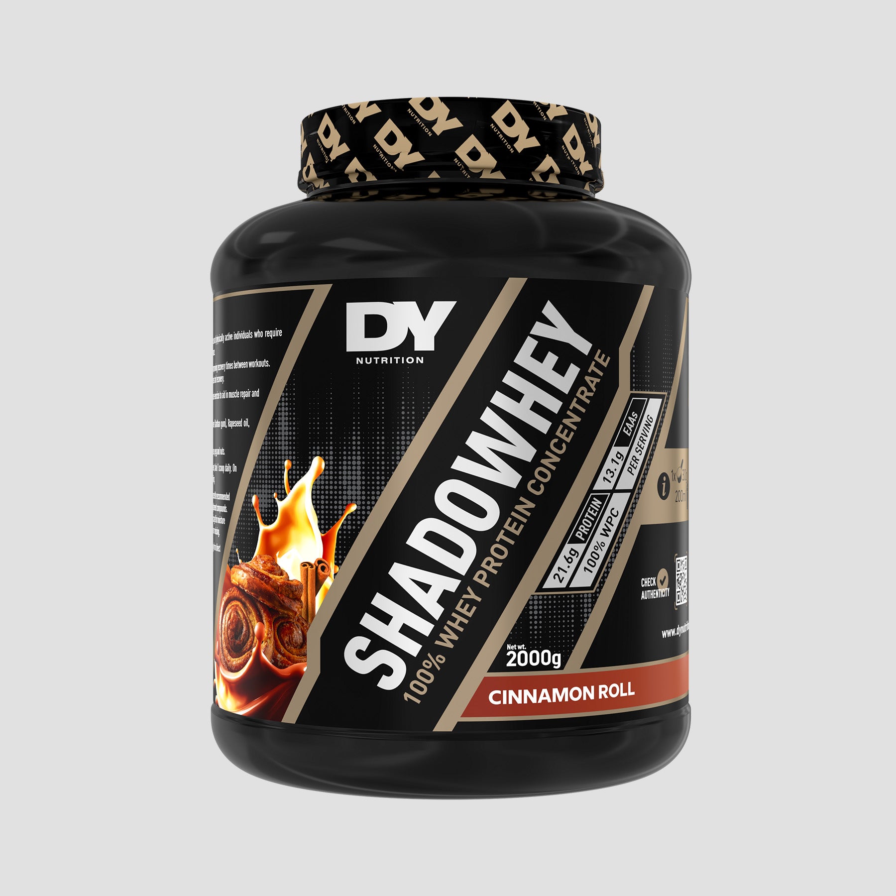Proteină Concentrată Shadowhey DY Nutrition 2kg, 66 de serviri