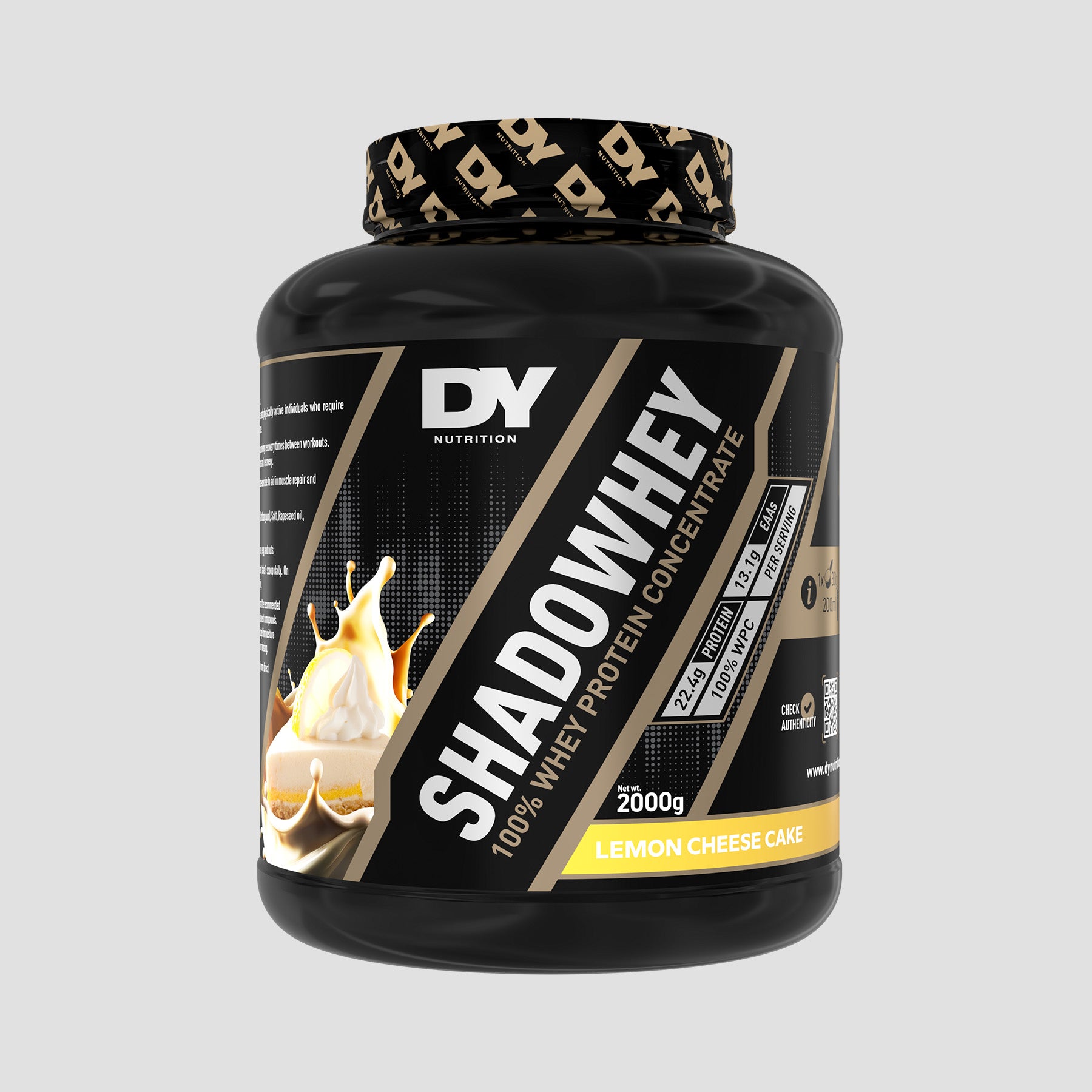Proteină Concentrată Shadowhey DY Nutrition 2kg, 66 de serviri