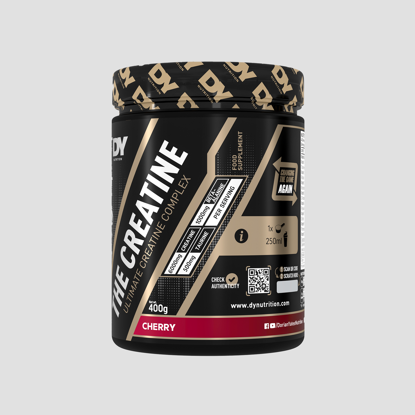 The Creatine DY Nutrition 400g, 40 de serviri