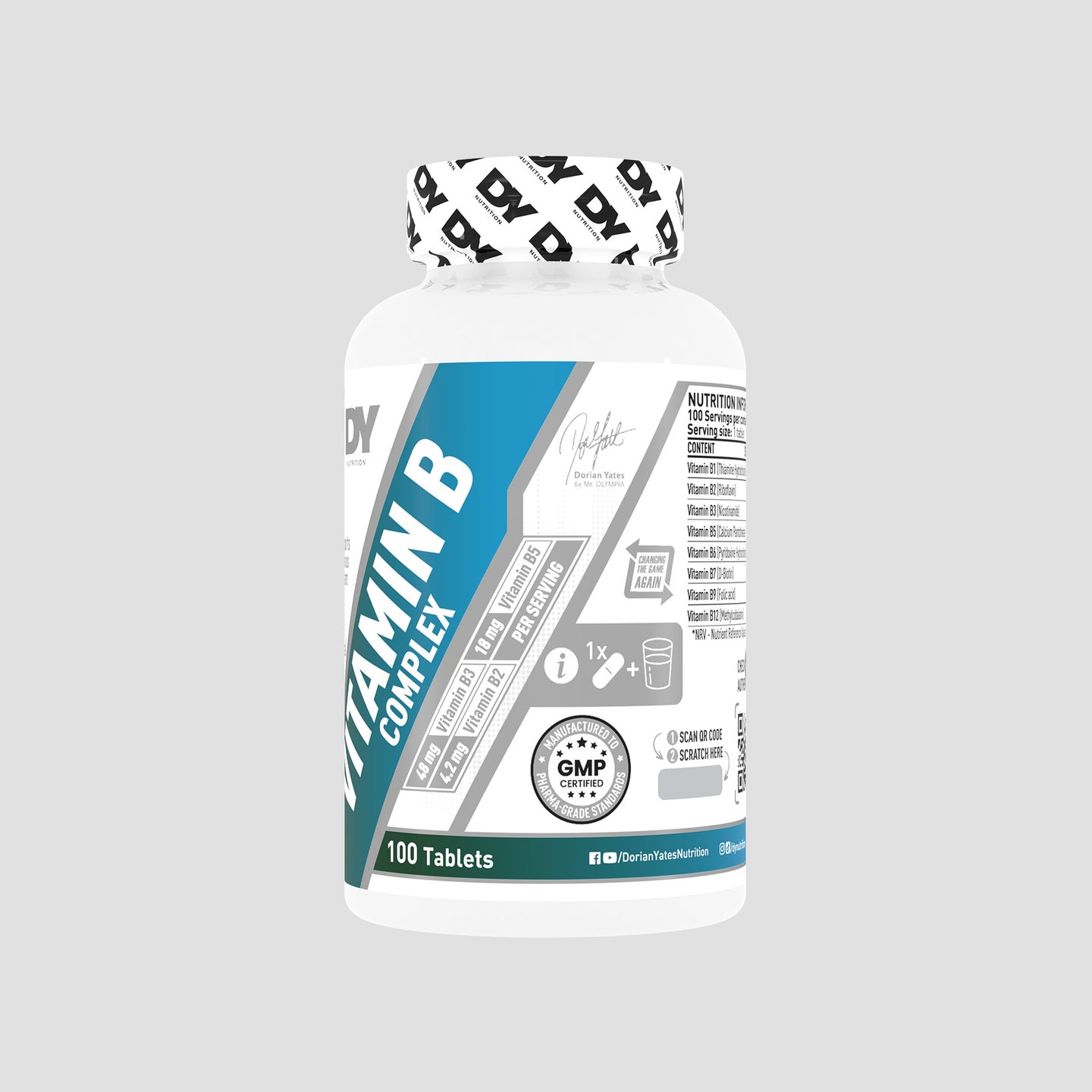 Vitamin B Complex, supliment alimentar, 100 de tablete