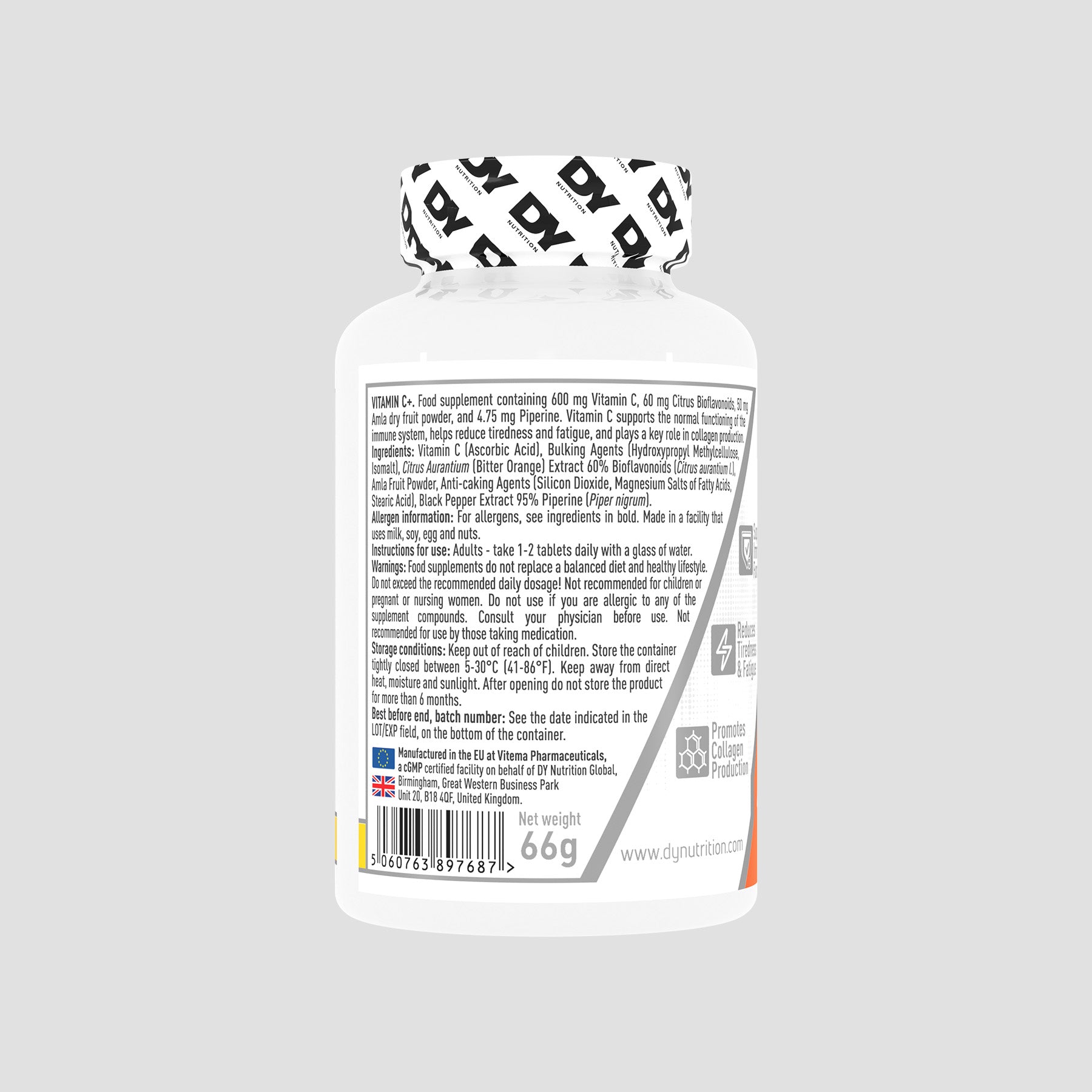 Vitamina C+, supliment alimentar, 60 de tablete