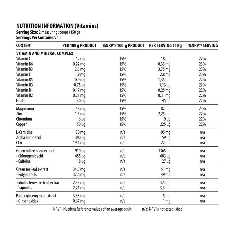 Metabolic Mass Gainer 6kg, Sac